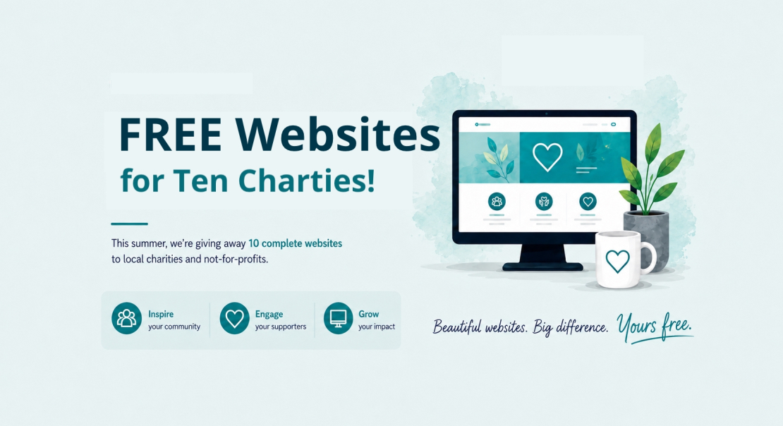 Free websites for ten local charities this summer, a Digital House offer