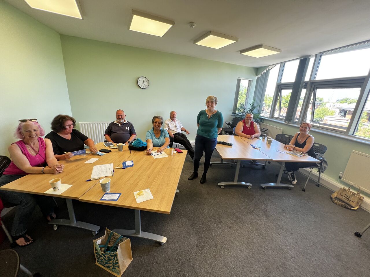 Digital House delivering the free digital marketing workshop to Basingstoke charities